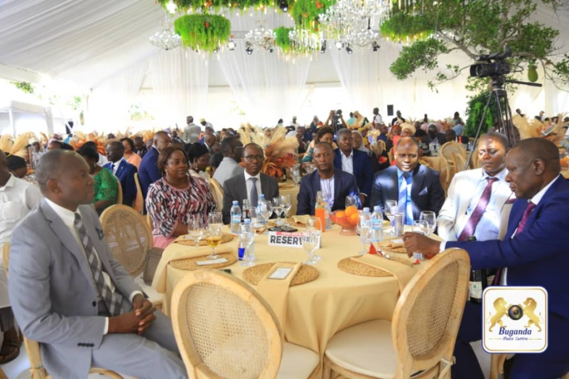 Dignitaries, clan leaders, and Kabaka’s ministers attend the book launch event